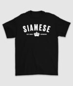 siamese-crown text-tshirt-black-front