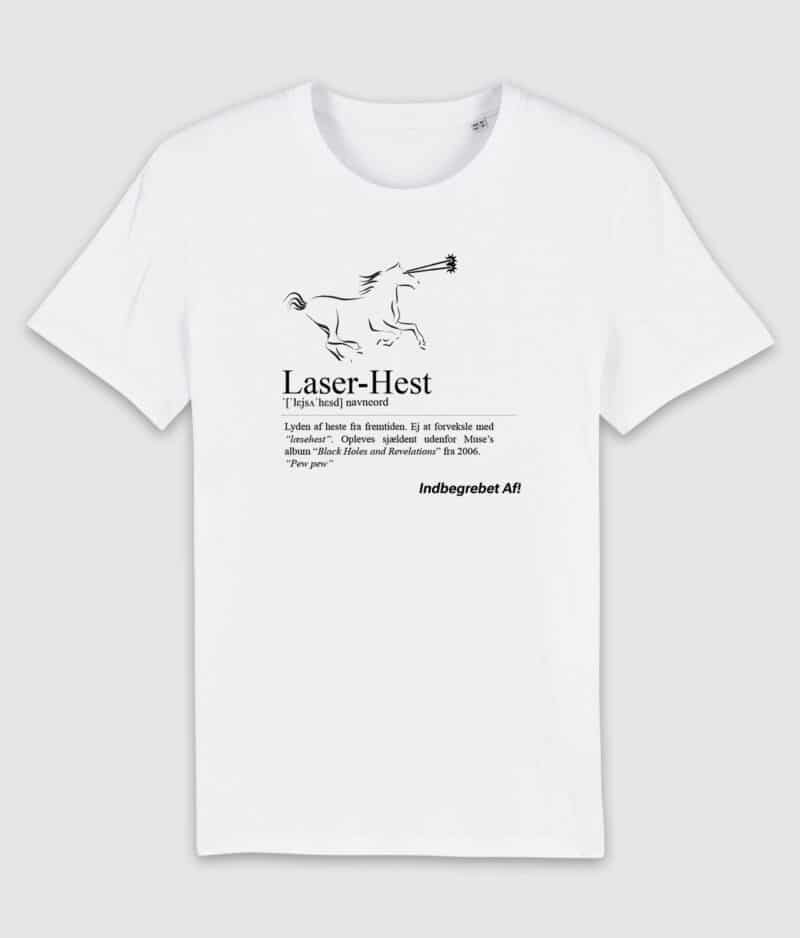 heartbeats-indbegrebet af-laserhest-tshirt-white-front