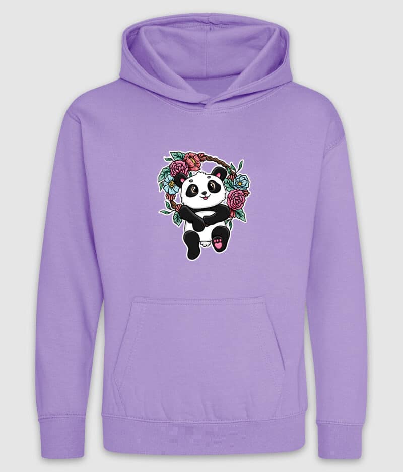 beduna-blomstrende-hoodie-kids-digital lavender-front