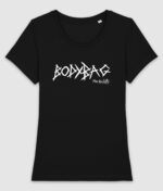 made by ka-bodybag-tshirt ladies-black-front
