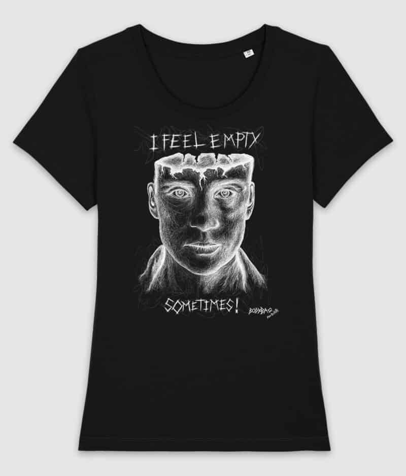 made by ka-empty-tshirt ladies-black-front